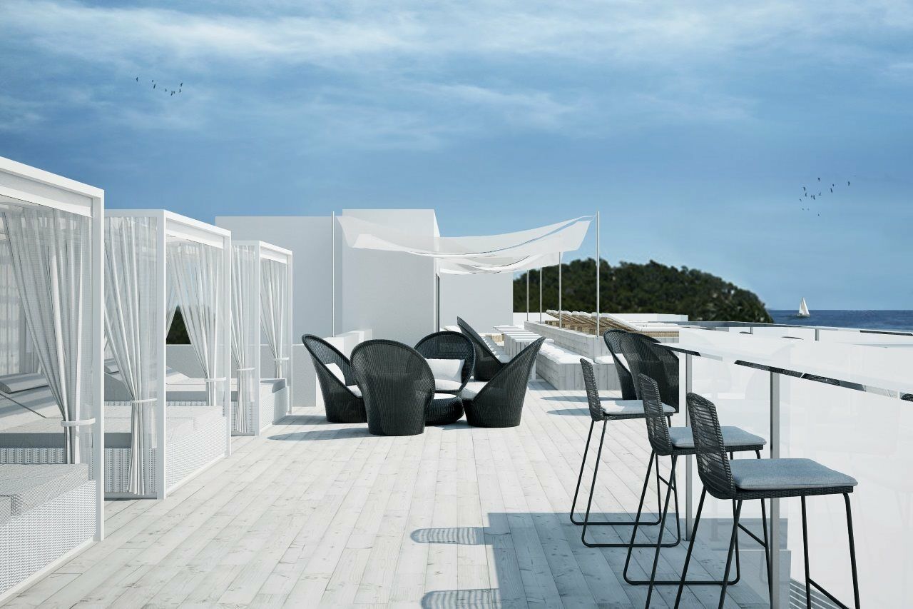 Отель Catalonia Royal Ses Estaques-Adults Only Санта-Эулалия-дель-Рио Экстерьер фото